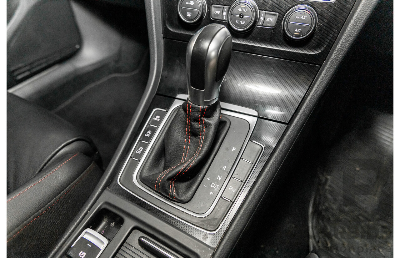 02/2014 Volkswagen Golf GTi AU MY14 5d Hatchback Night Blue Metallic Turbo 2.0L