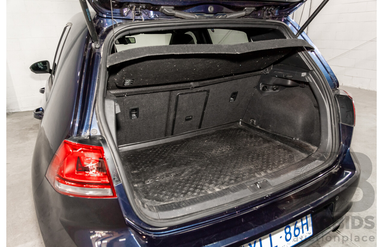 02/2014 Volkswagen Golf GTi AU MY14 5d Hatchback Night Blue Metallic Turbo 2.0L