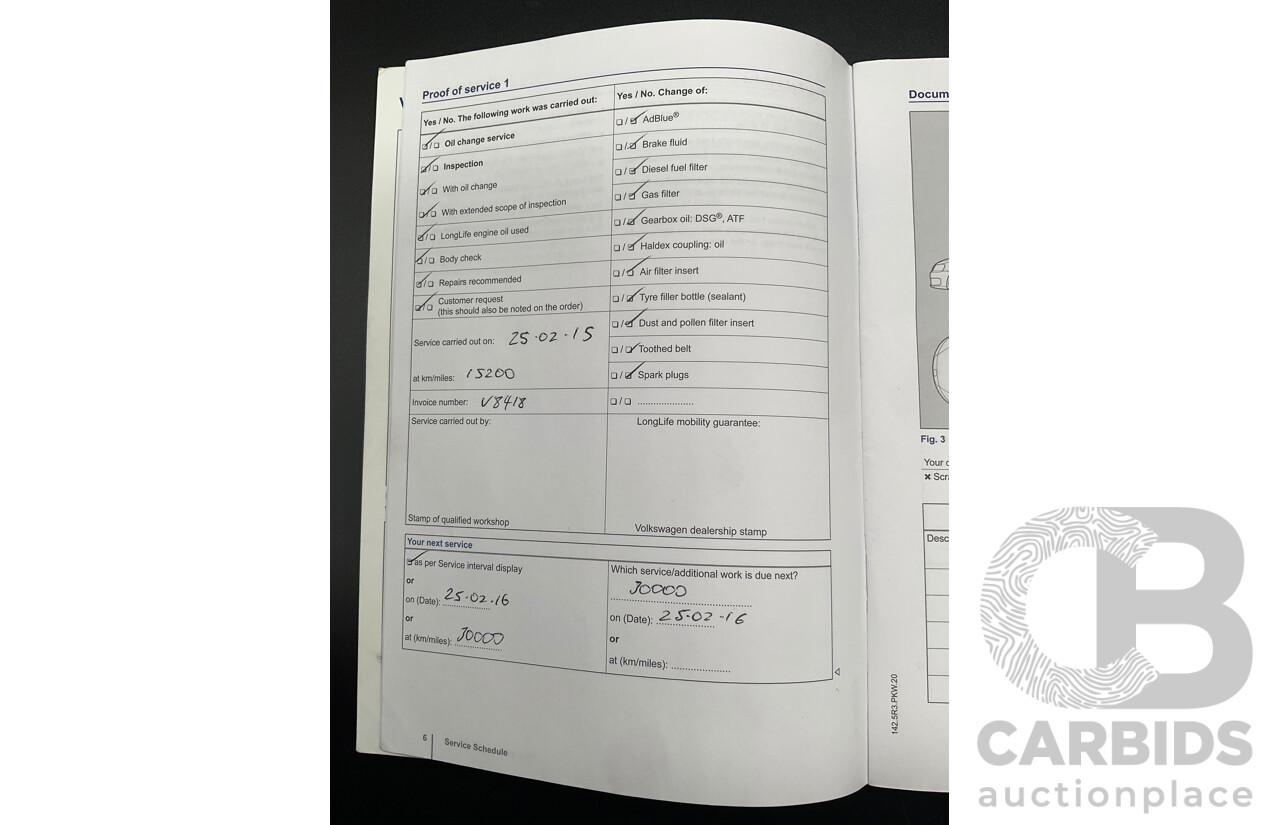 02/2014 Volkswagen Golf GTi AU MY14 5d Hatchback Night Blue Metallic Turbo 2.0L