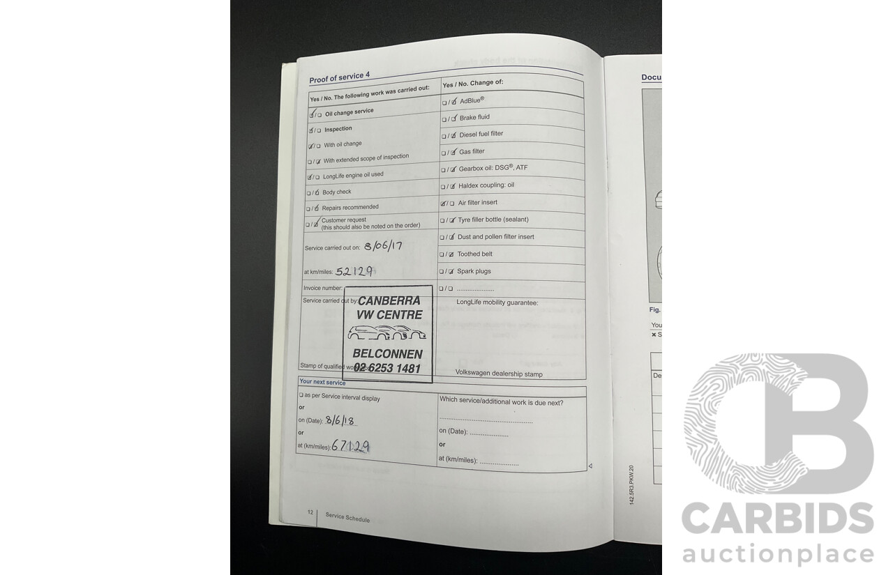 02/2014 Volkswagen Golf GTi AU MY14 5d Hatchback Night Blue Metallic Turbo 2.0L