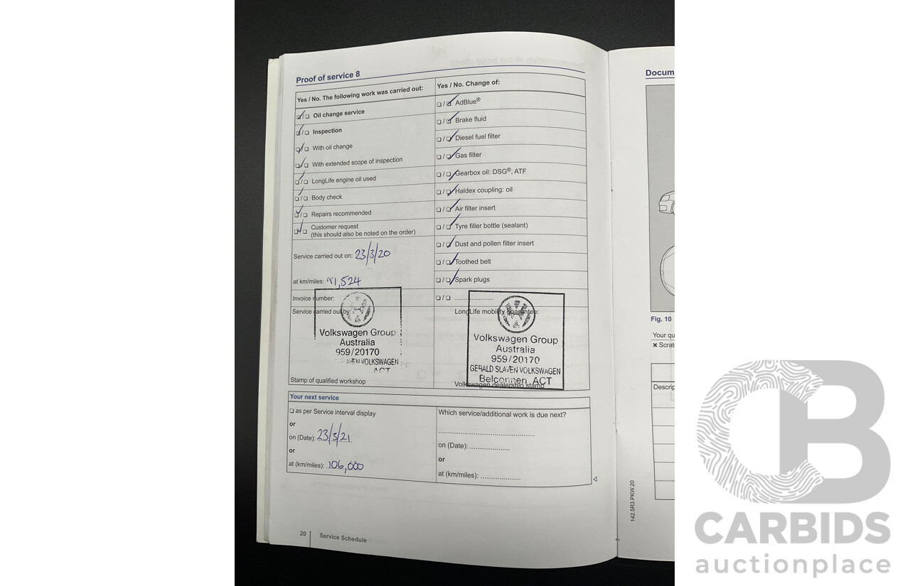 02/2014 Volkswagen Golf GTi AU MY14 5d Hatchback Night Blue Metallic Turbo 2.0L