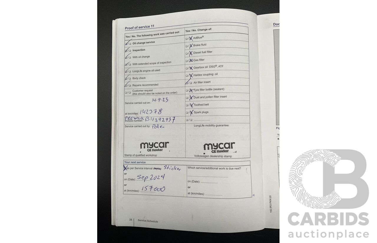 02/2014 Volkswagen Golf GTi AU MY14 5d Hatchback Night Blue Metallic Turbo 2.0L