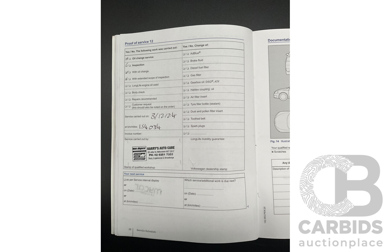 02/2014 Volkswagen Golf GTi AU MY14 5d Hatchback Night Blue Metallic Turbo 2.0L