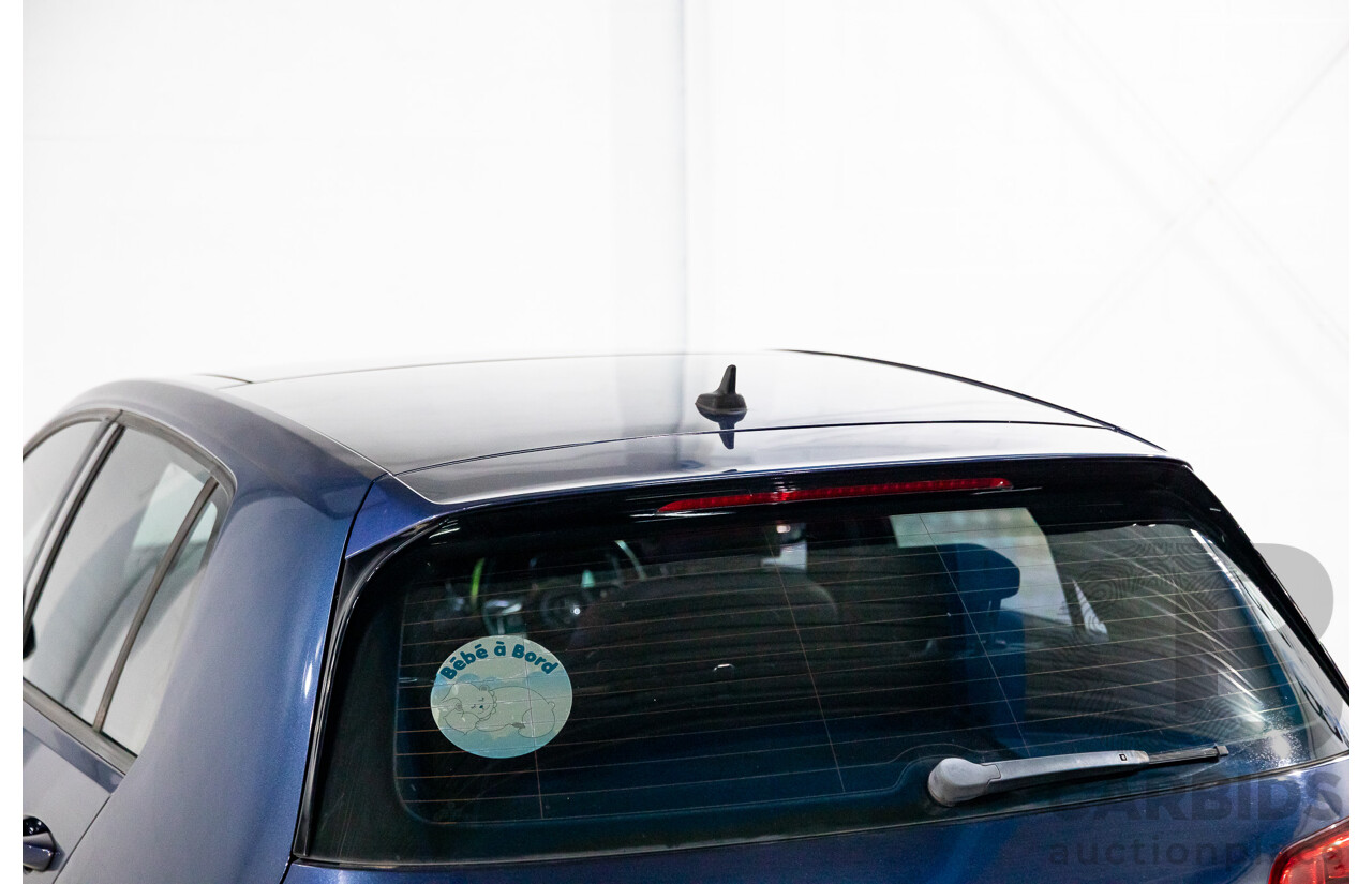 02/2014 Volkswagen Golf GTi AU MY14 5d Hatchback Night Blue Metallic Turbo 2.0L