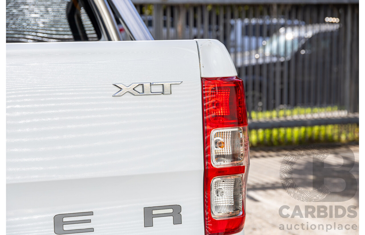 09/2017 Ford Ranger XLT 3.2 (4x4) 4x4 PX MKII MY17 Update Dual Cab Utility Frozen White Turbo Diesel 3.2L