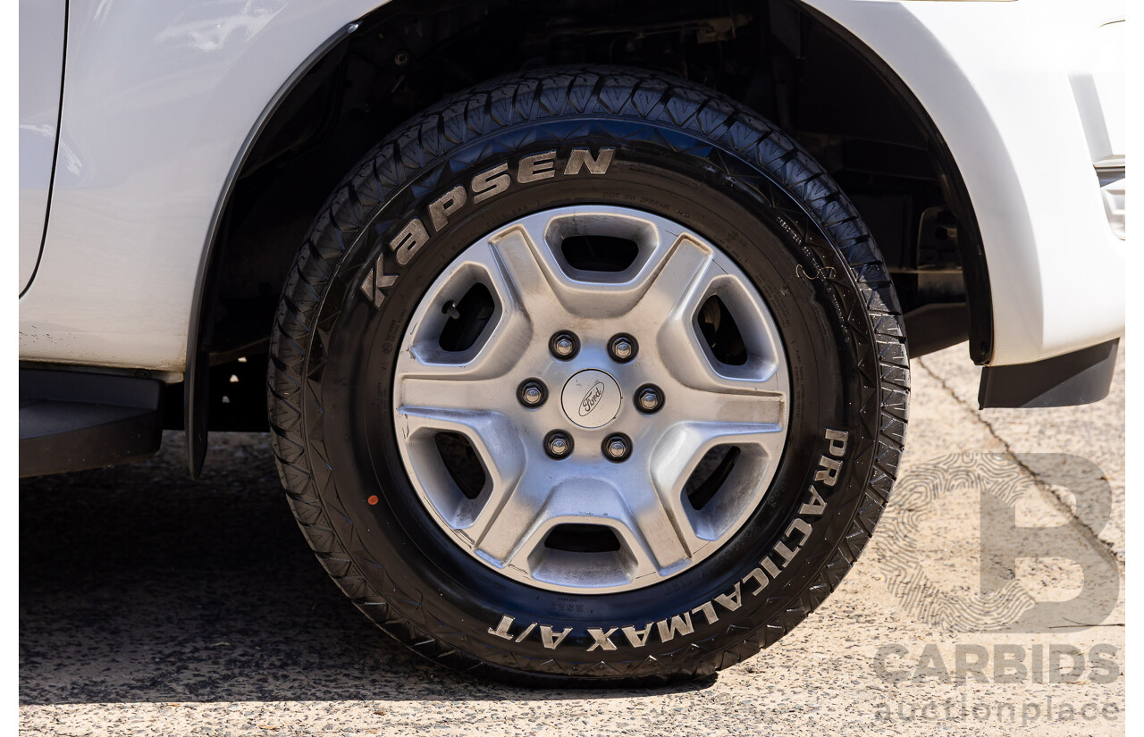 09/2017 Ford Ranger XLT 3.2 (4x4) 4x4 PX MKII MY17 Update Dual Cab Utility Frozen White Turbo Diesel 3.2L