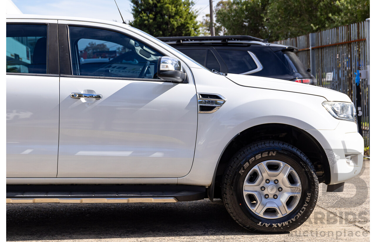 09/2017 Ford Ranger XLT 3.2 (4x4) 4x4 PX MKII MY17 Update Dual Cab Utility Frozen White Turbo Diesel 3.2L