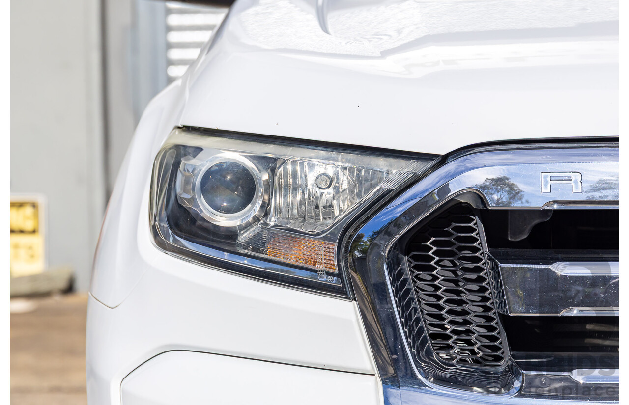 09/2017 Ford Ranger XLT 3.2 (4x4) 4x4 PX MKII MY17 Update Dual Cab Utility Frozen White Turbo Diesel 3.2L