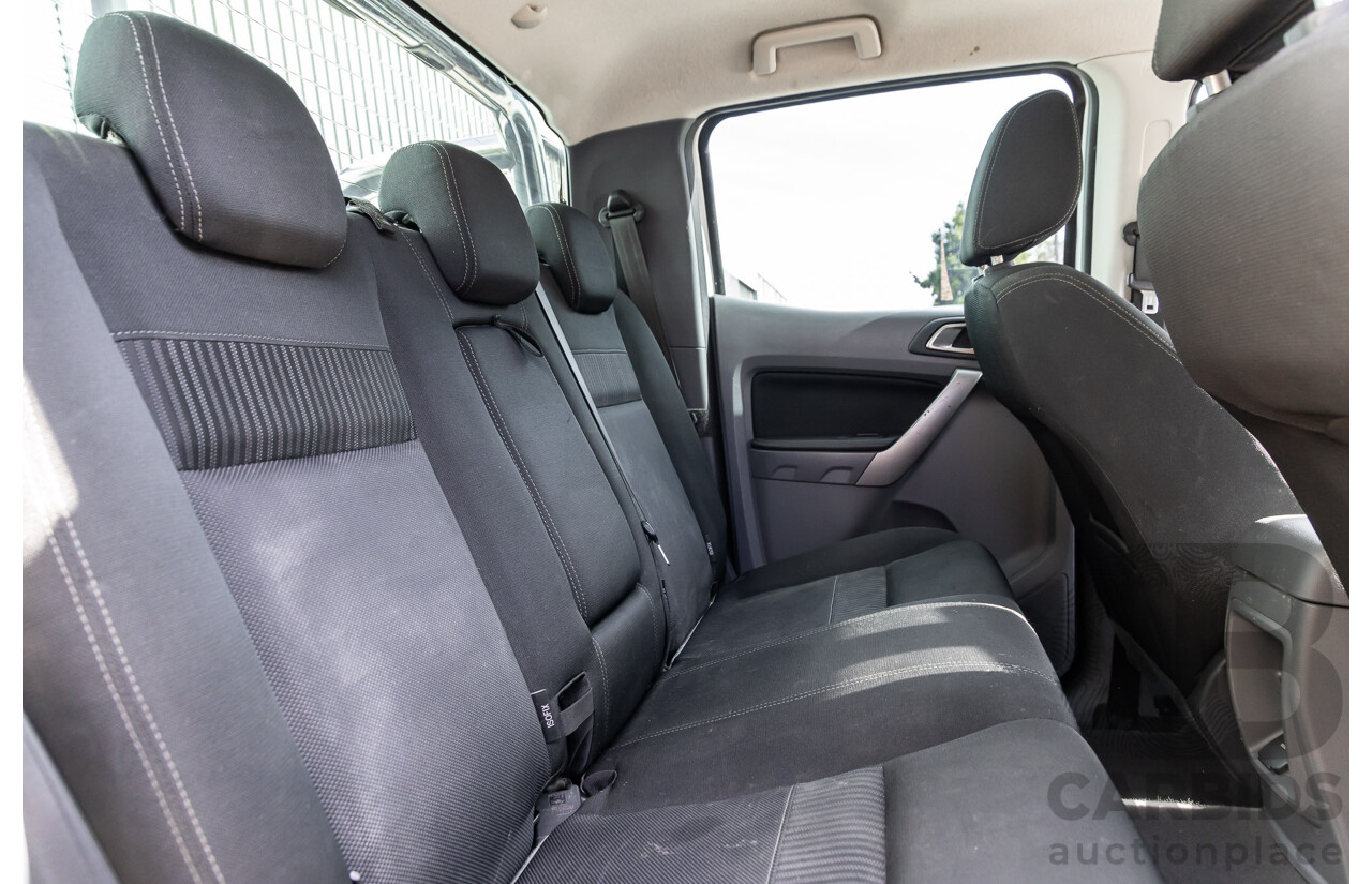 09/2017 Ford Ranger XLT 3.2 (4x4) 4x4 PX MKII MY17 Update Dual Cab Utility Frozen White Turbo Diesel 3.2L