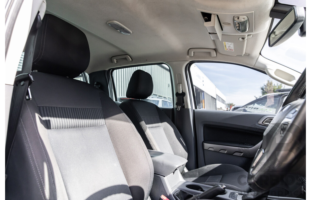 09/2017 Ford Ranger XLT 3.2 (4x4) 4x4 PX MKII MY17 Update Dual Cab Utility Frozen White Turbo Diesel 3.2L