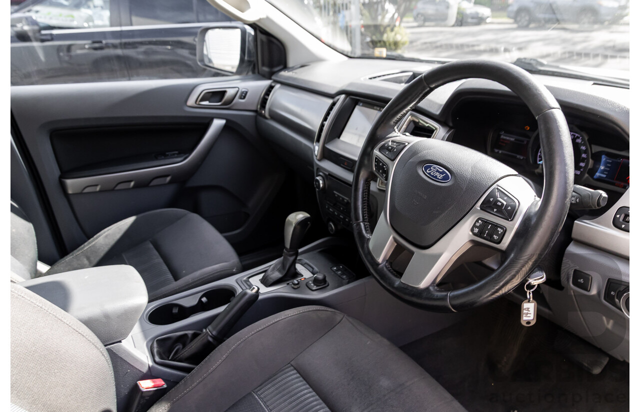 09/2017 Ford Ranger XLT 3.2 (4x4) 4x4 PX MKII MY17 Update Dual Cab Utility Frozen White Turbo Diesel 3.2L