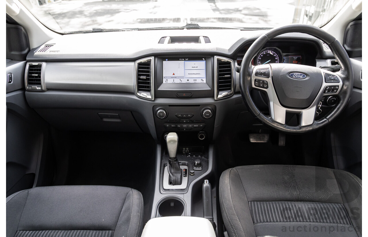 09/2017 Ford Ranger XLT 3.2 (4x4) 4x4 PX MKII MY17 Update Dual Cab Utility Frozen White Turbo Diesel 3.2L