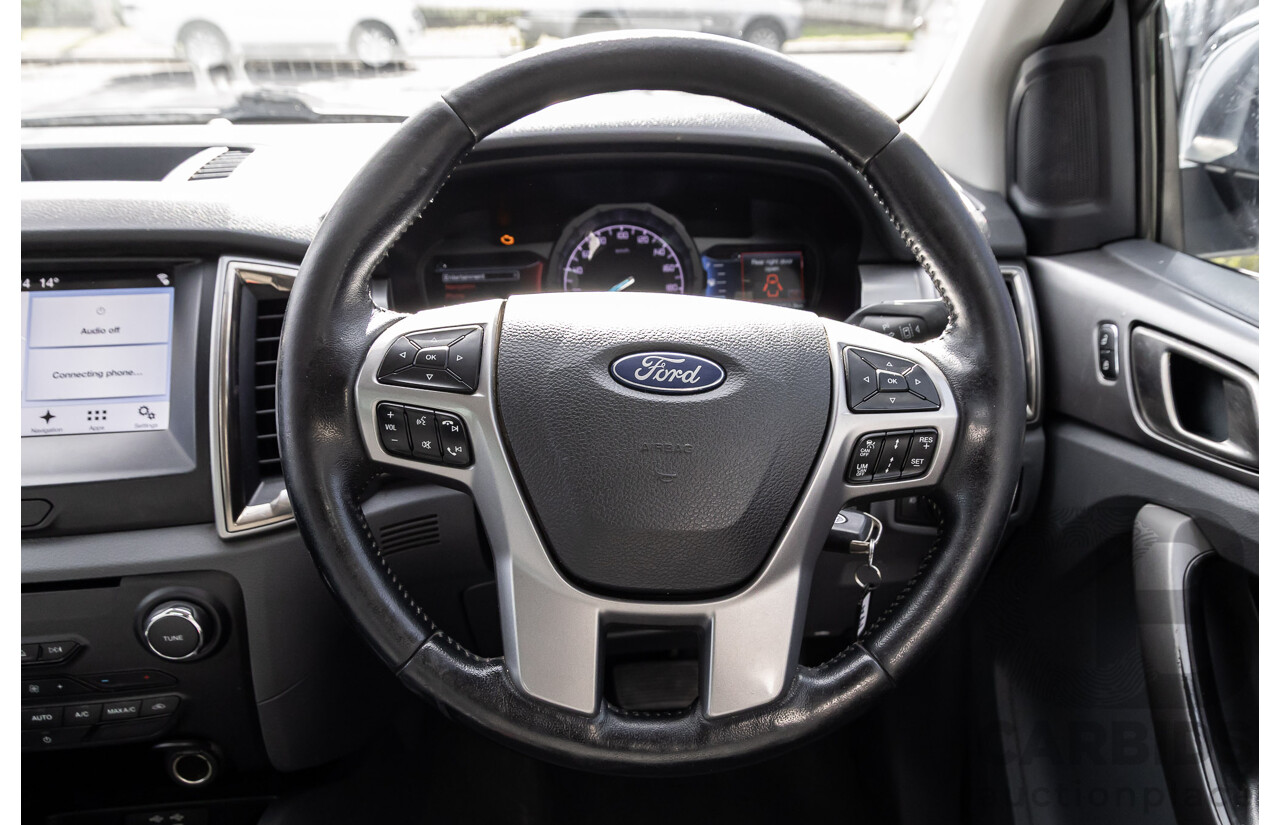 09/2017 Ford Ranger XLT 3.2 (4x4) 4x4 PX MKII MY17 Update Dual Cab Utility Frozen White Turbo Diesel 3.2L