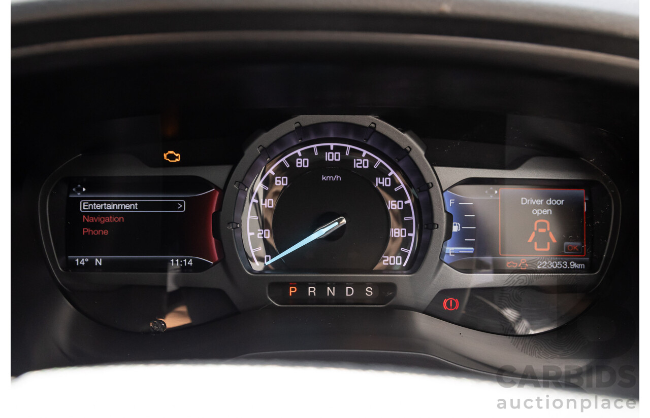 09/2017 Ford Ranger XLT 3.2 (4x4) 4x4 PX MKII MY17 Update Dual Cab Utility Frozen White Turbo Diesel 3.2L