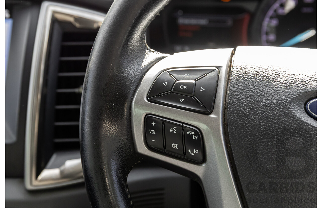 09/2017 Ford Ranger XLT 3.2 (4x4) 4x4 PX MKII MY17 Update Dual Cab Utility Frozen White Turbo Diesel 3.2L