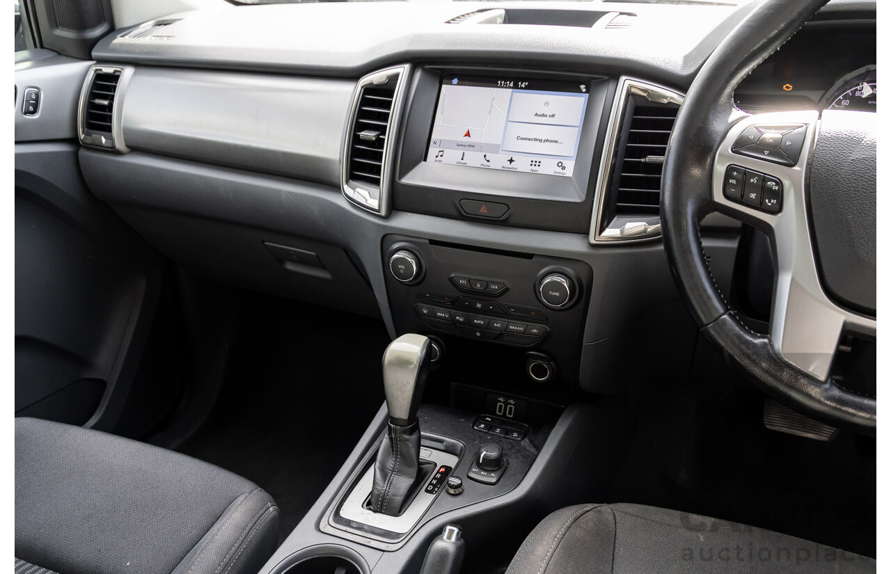 09/2017 Ford Ranger XLT 3.2 (4x4) 4x4 PX MKII MY17 Update Dual Cab Utility Frozen White Turbo Diesel 3.2L