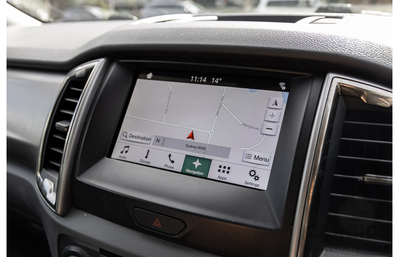 09/2017 Ford Ranger XLT 3.2 (4x4) 4x4 PX MKII MY17 Update Dual Cab Utility Frozen White Turbo Diesel 3.2L