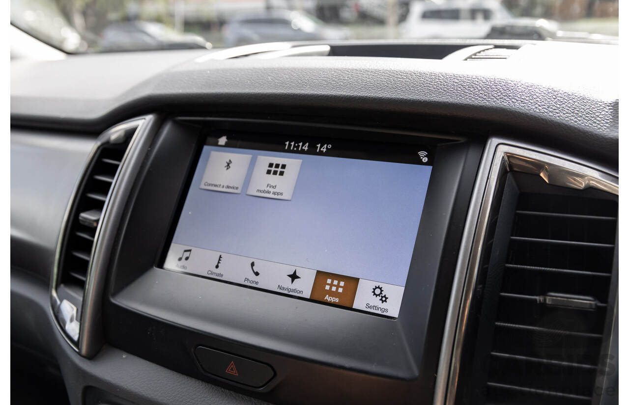 09/2017 Ford Ranger XLT 3.2 (4x4) 4x4 PX MKII MY17 Update Dual Cab Utility Frozen White Turbo Diesel 3.2L