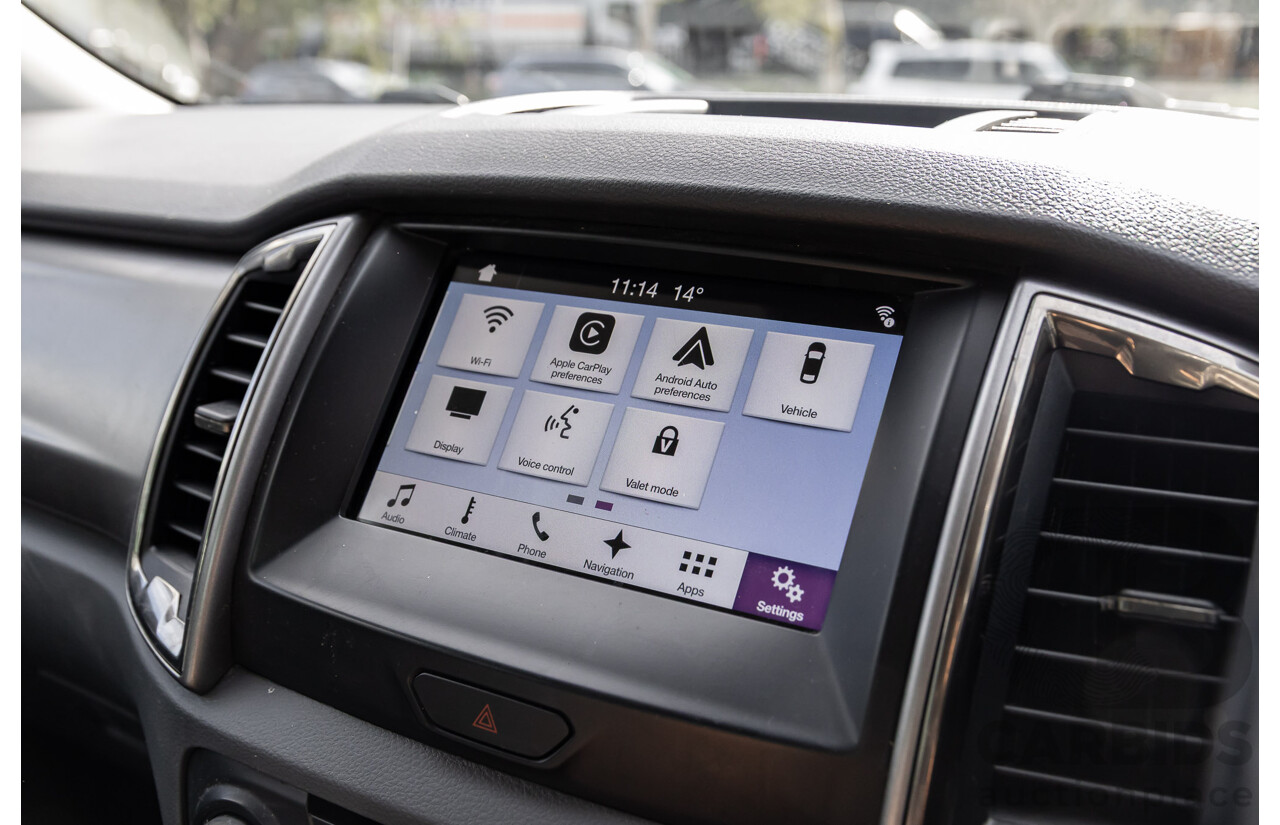 09/2017 Ford Ranger XLT 3.2 (4x4) 4x4 PX MKII MY17 Update Dual Cab Utility Frozen White Turbo Diesel 3.2L