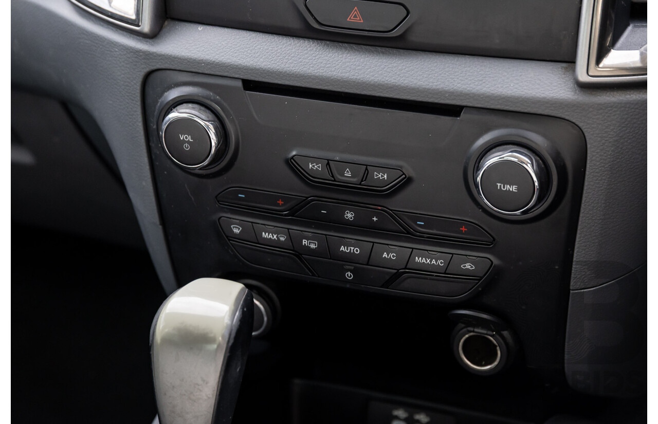 09/2017 Ford Ranger XLT 3.2 (4x4) 4x4 PX MKII MY17 Update Dual Cab Utility Frozen White Turbo Diesel 3.2L