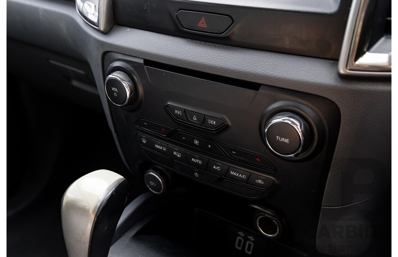 09/2017 Ford Ranger XLT 3.2 (4x4) 4x4 PX MKII MY17 Update Dual Cab Utility Frozen White Turbo Diesel 3.2L