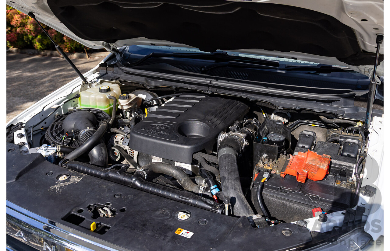 09/2017 Ford Ranger XLT 3.2 (4x4) 4x4 PX MKII MY17 Update Dual Cab Utility Frozen White Turbo Diesel 3.2L