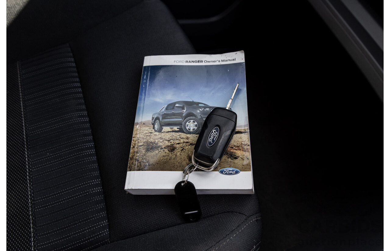 09/2017 Ford Ranger XLT 3.2 (4x4) 4x4 PX MKII MY17 Update Dual Cab Utility Frozen White Turbo Diesel 3.2L