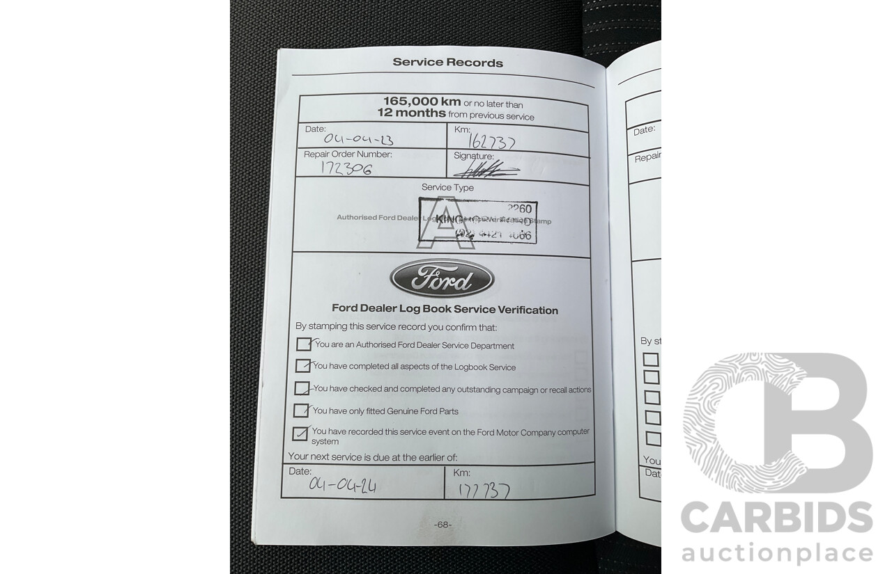 09/2017 Ford Ranger XLT 3.2 (4x4) 4x4 PX MKII MY17 Update Dual Cab Utility Frozen White Turbo Diesel 3.2L