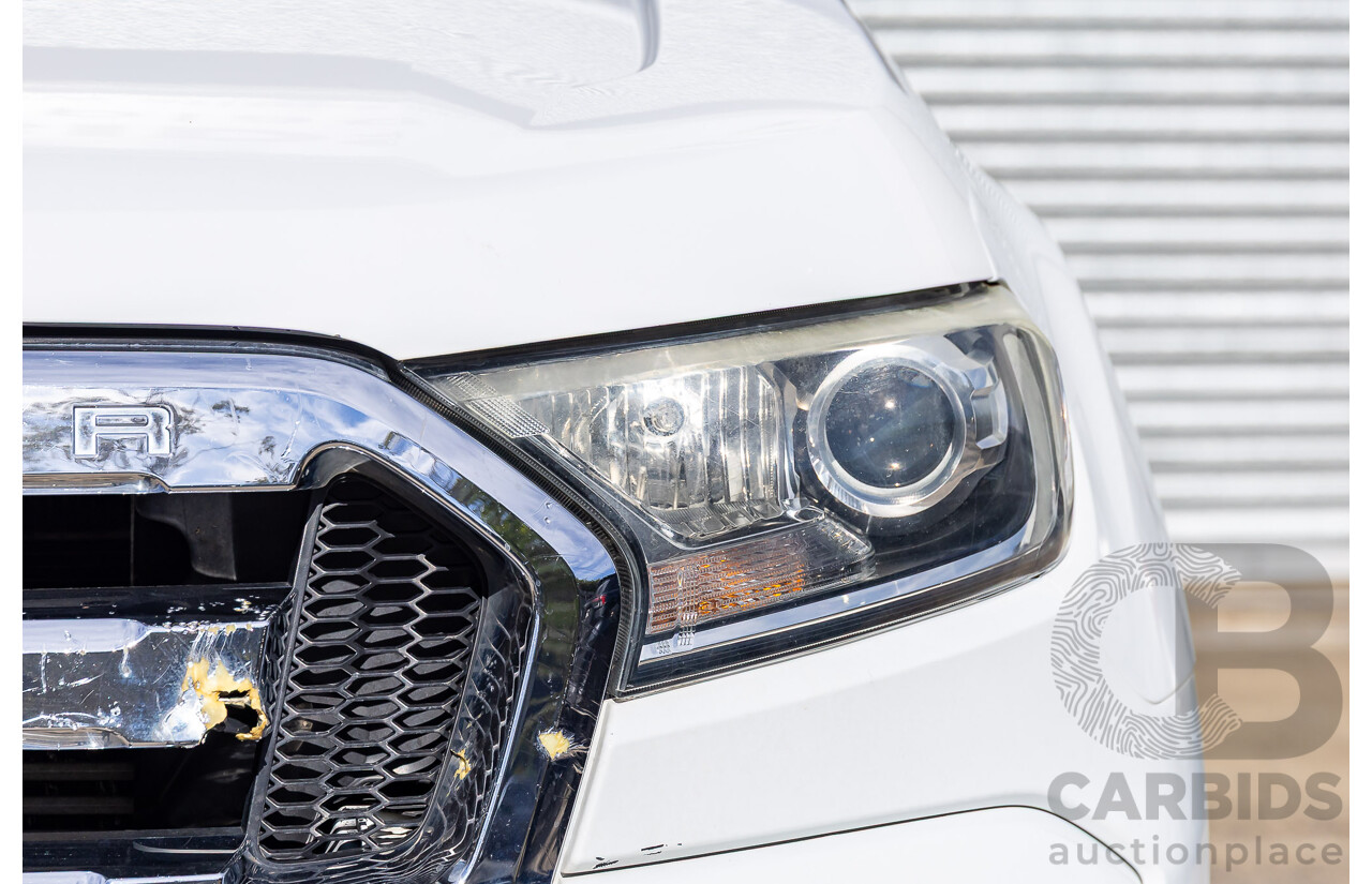 09/2017 Ford Ranger XLT 3.2 (4x4) 4x4 PX MKII MY17 Update Dual Cab Utility Frozen White Turbo Diesel 3.2L