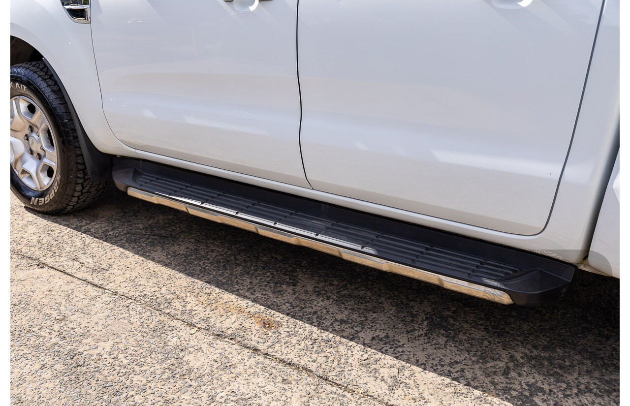 09/2017 Ford Ranger XLT 3.2 (4x4) 4x4 PX MKII MY17 Update Dual Cab Utility Frozen White Turbo Diesel 3.2L