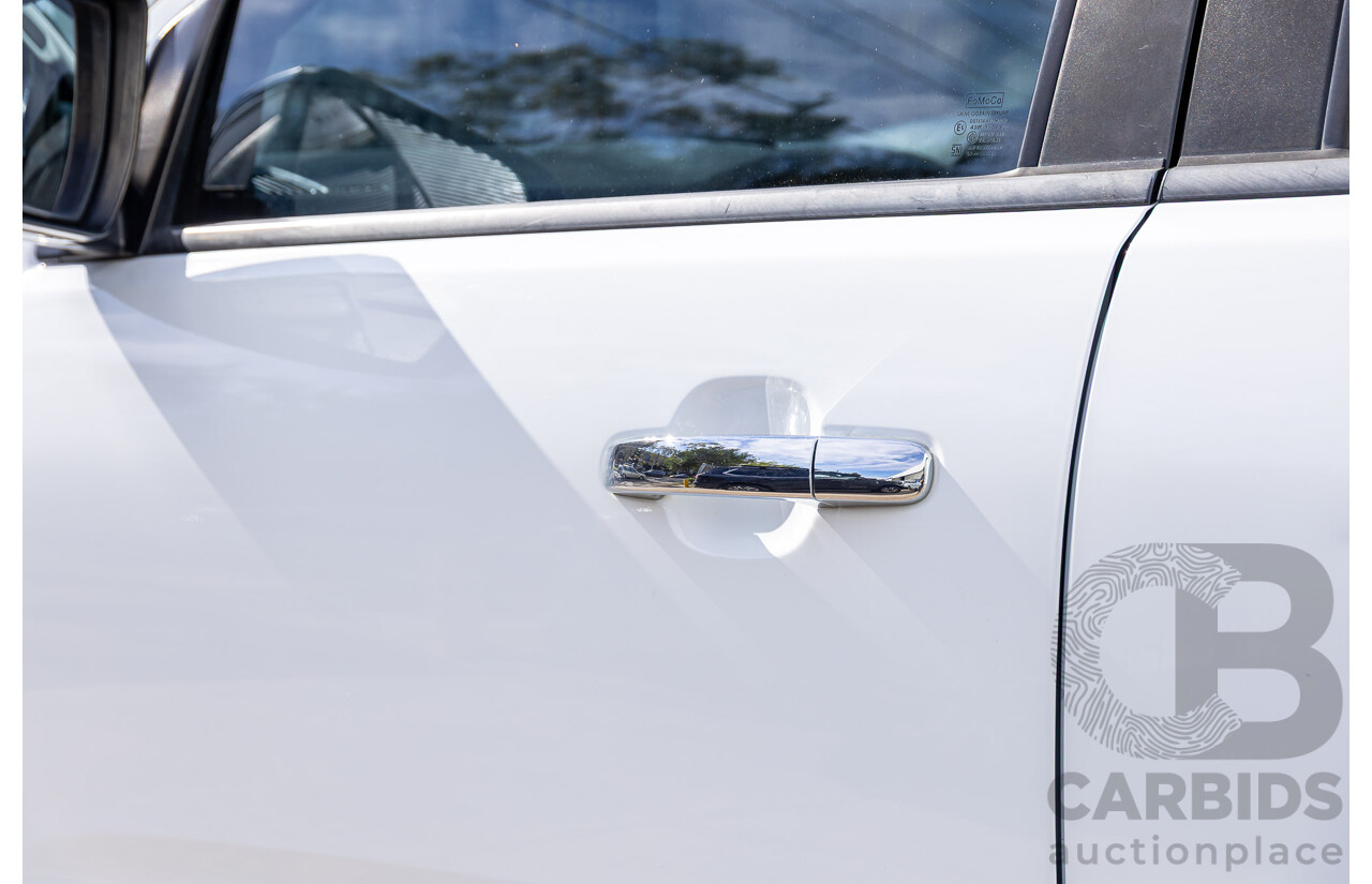 09/2017 Ford Ranger XLT 3.2 (4x4) 4x4 PX MKII MY17 Update Dual Cab Utility Frozen White Turbo Diesel 3.2L