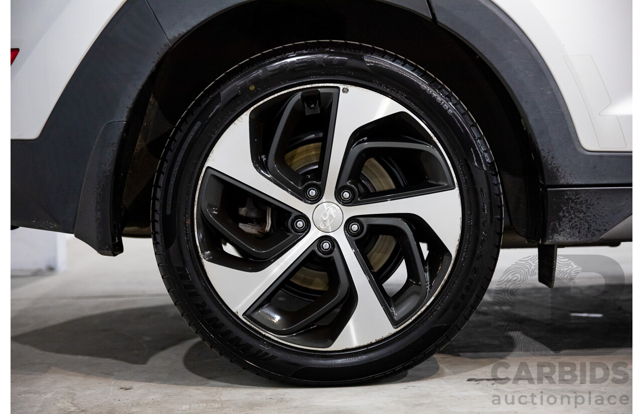 05/2016 Hyundai Tucson Highlander (AWD) TLE 4d Wagon Platinum Silver Metallic Turbo 1.6L