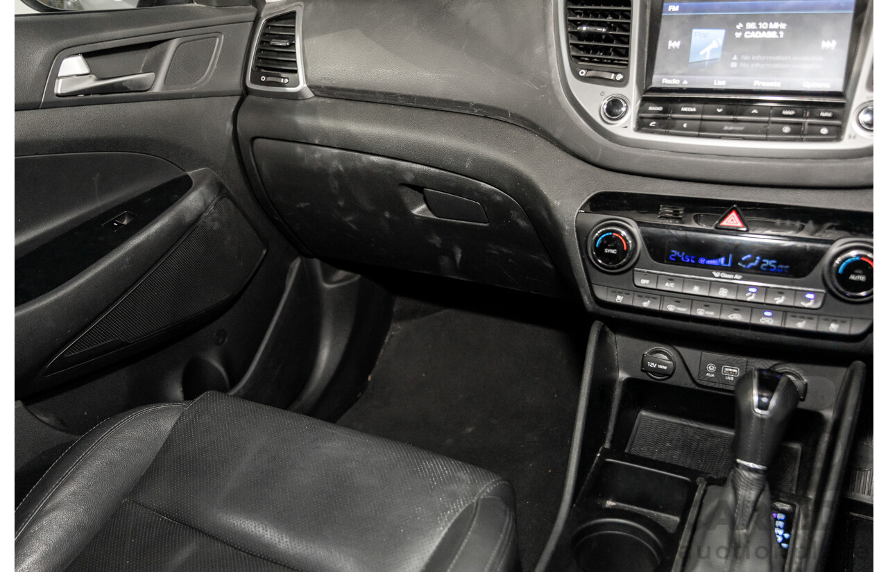 05/2016 Hyundai Tucson Highlander (AWD) TLE 4d Wagon Platinum Silver Metallic Turbo 1.6L