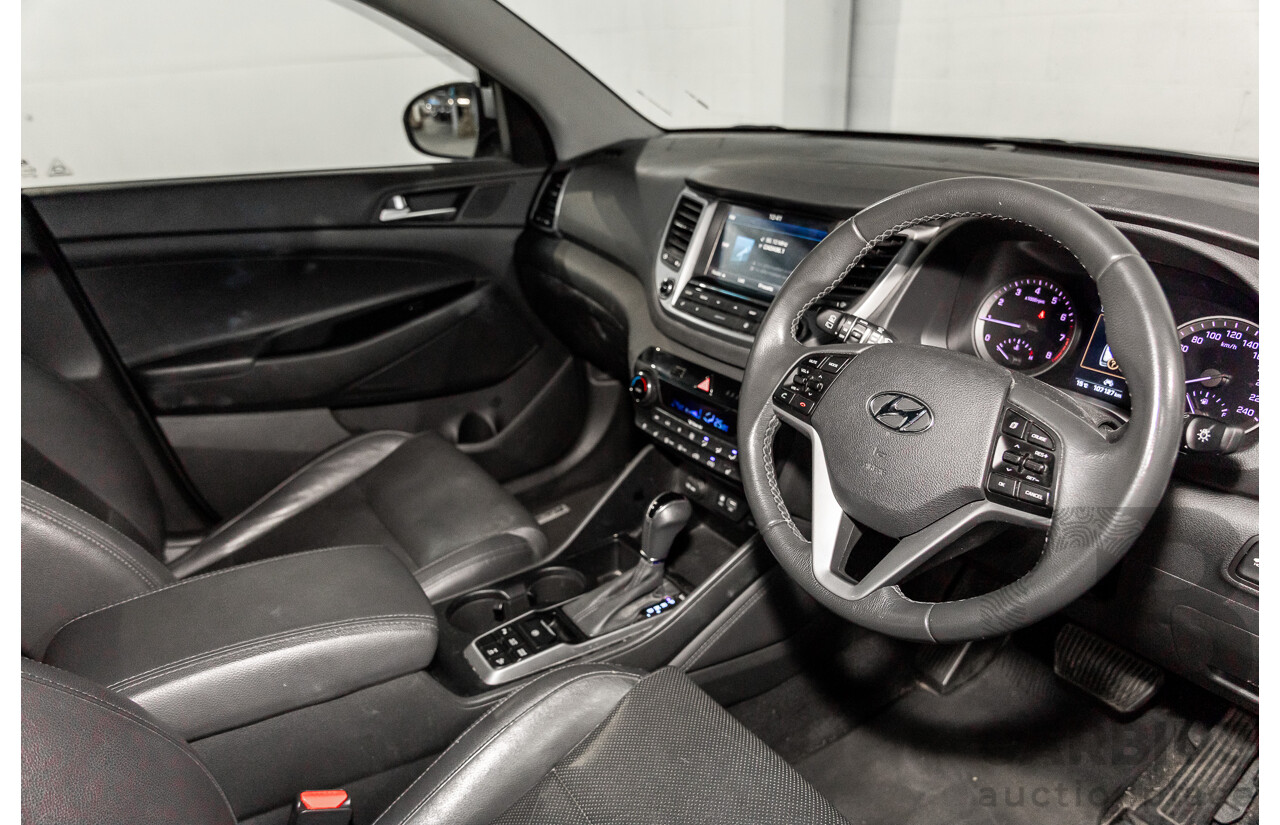 05/2016 Hyundai Tucson Highlander (AWD) TLE 4d Wagon Platinum Silver Metallic Turbo 1.6L