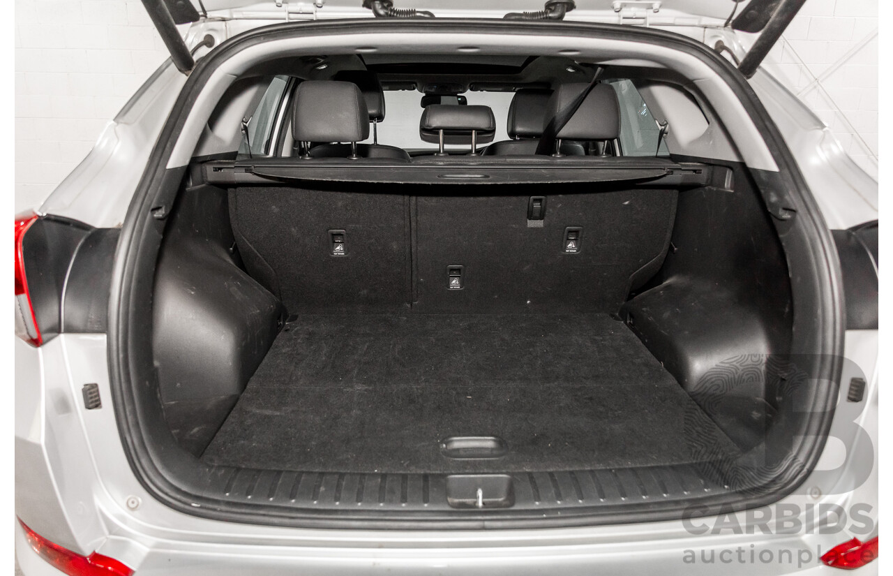 05/2016 Hyundai Tucson Highlander (AWD) TLE 4d Wagon Platinum Silver Metallic Turbo 1.6L