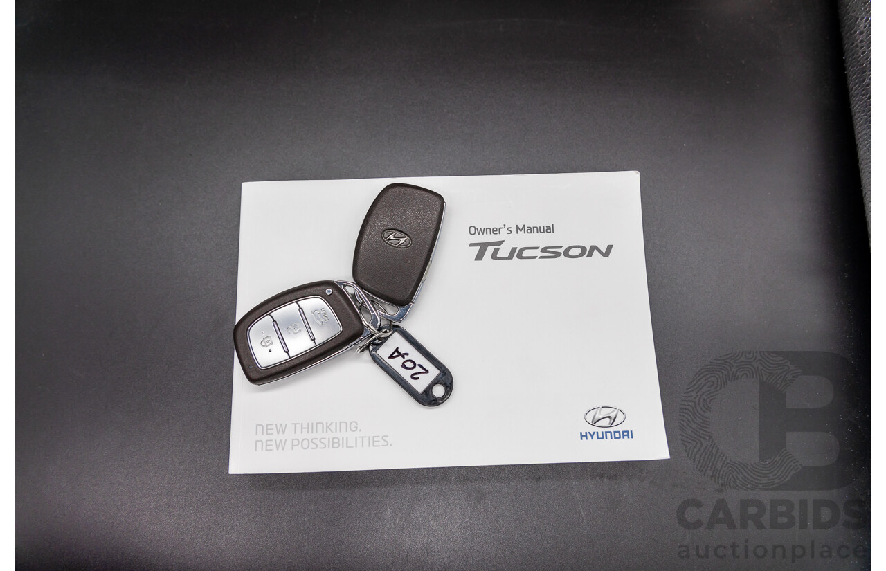 05/2016 Hyundai Tucson Highlander (AWD) TLE 4d Wagon Platinum Silver Metallic Turbo 1.6L