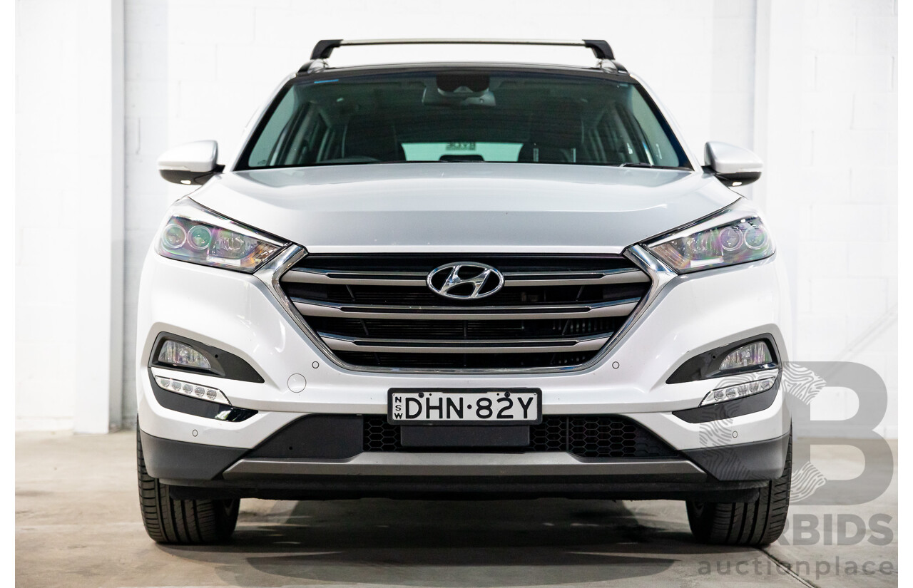 05/2016 Hyundai Tucson Highlander (AWD) TLE 4d Wagon Platinum Silver Metallic Turbo 1.6L