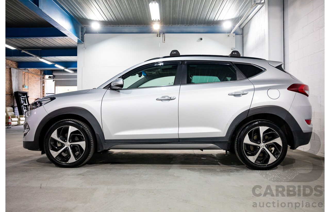 05/2016 Hyundai Tucson Highlander (AWD) TLE 4d Wagon Platinum Silver Metallic Turbo 1.6L