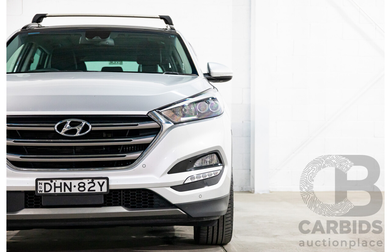 05/2016 Hyundai Tucson Highlander (AWD) TLE 4d Wagon Platinum Silver Metallic Turbo 1.6L