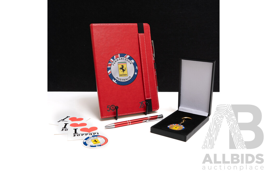 Selection of Ferrari Club Memorabilia