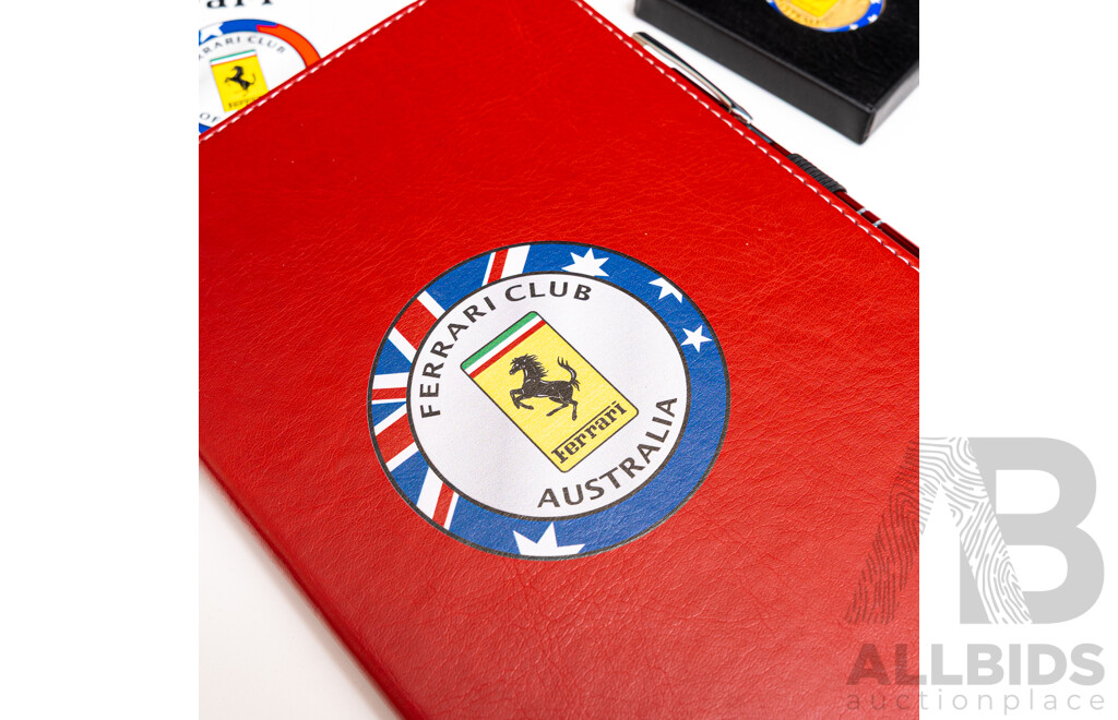 Selection of Ferrari Club Memorabilia