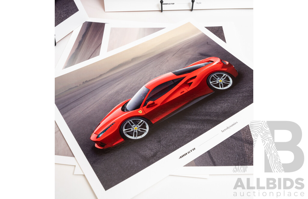 Ferrari 488 GTB Advertising Brochure Package