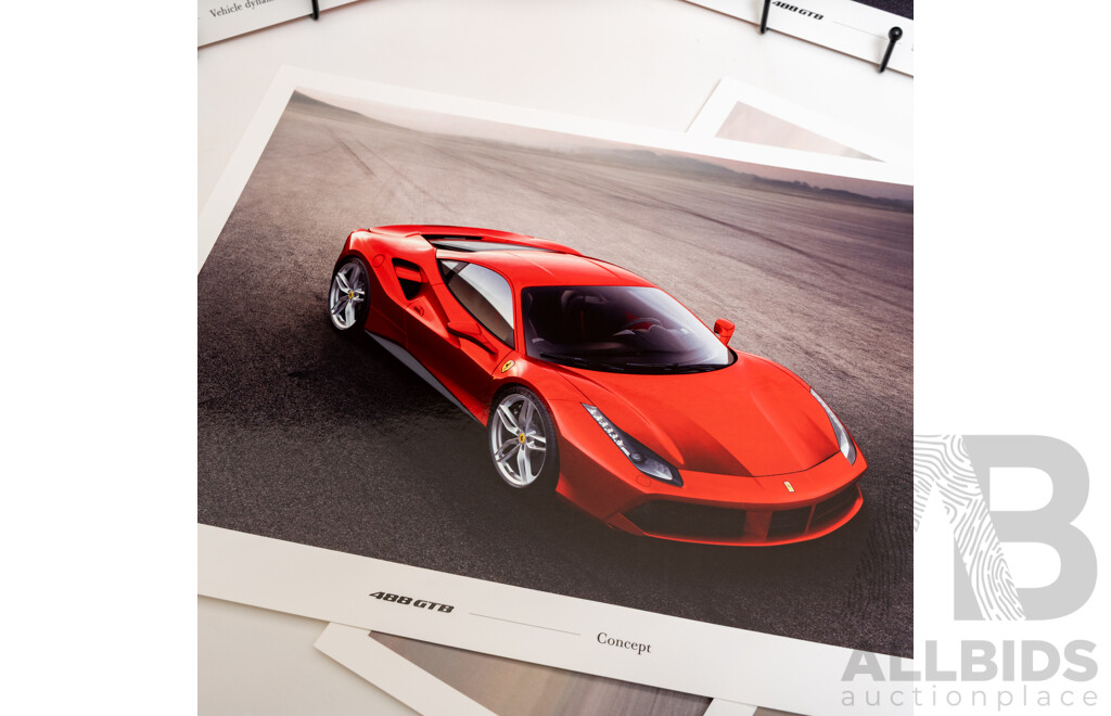 Ferrari 488 GTB Advertising Brochure Package
