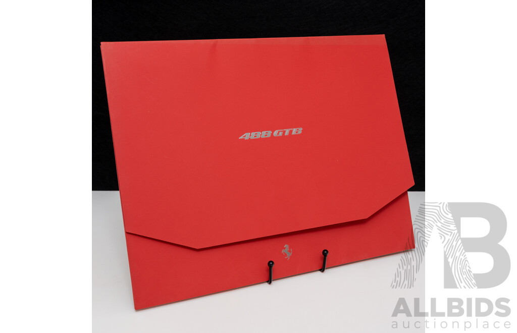 Ferrari 488 GTB Advertising Brochure Package