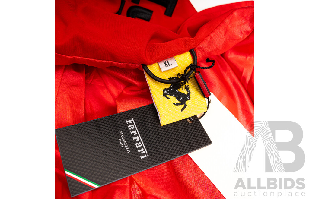 Ferrari Racing Bomber Jacket with Sponsorship Branding