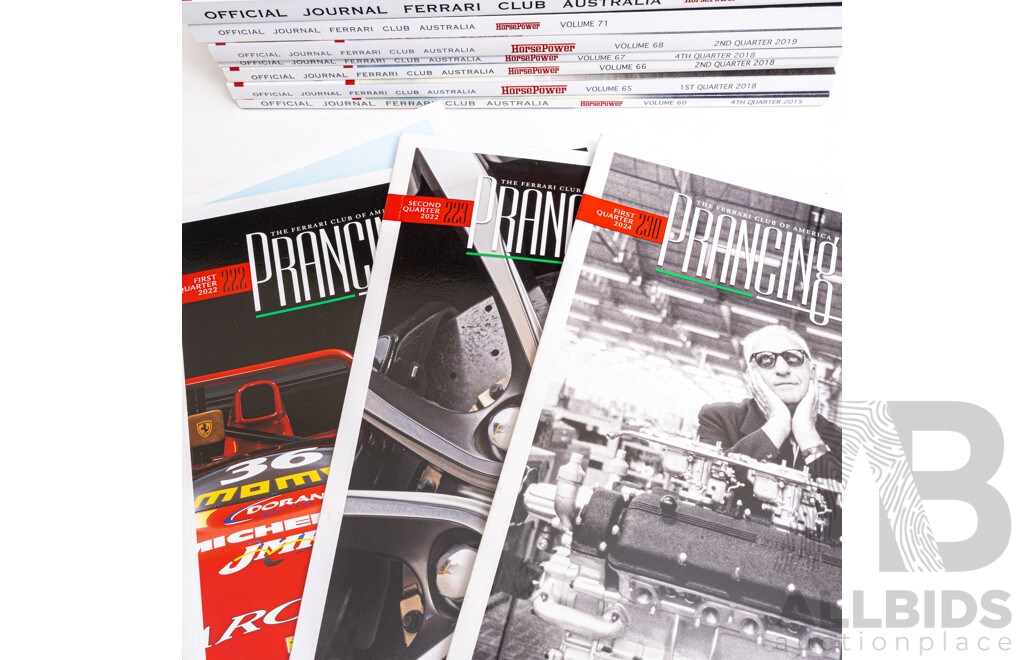 Selection of Ferrari Club Magazines