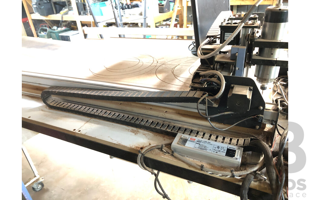 CNC Routing Machine and Mobile Work Table