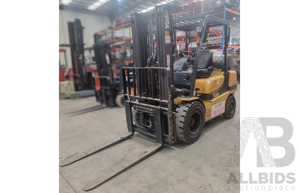 2006, 3.5 Tonne Yale GLP35TK LPG Forklift 4.5 FSV