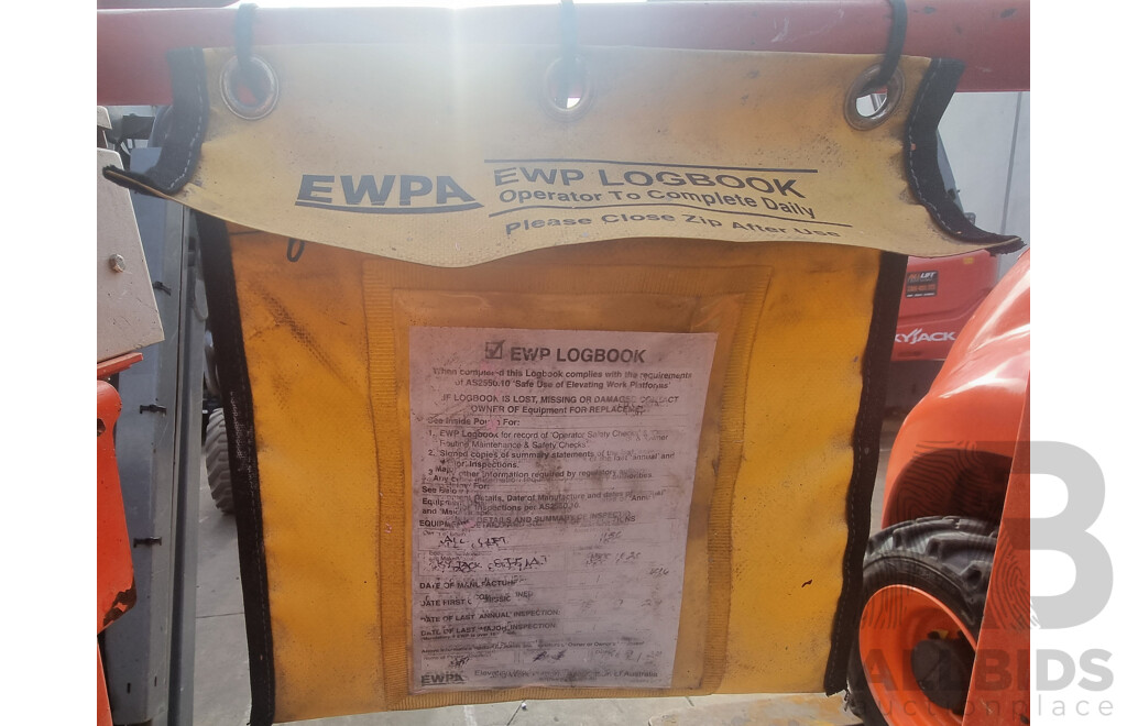 2016, 51ft Skyjack 51AJ, Deutz D2.2L Diesel Engine, Articulating Knuckle Boom Lift-15.55m FSV