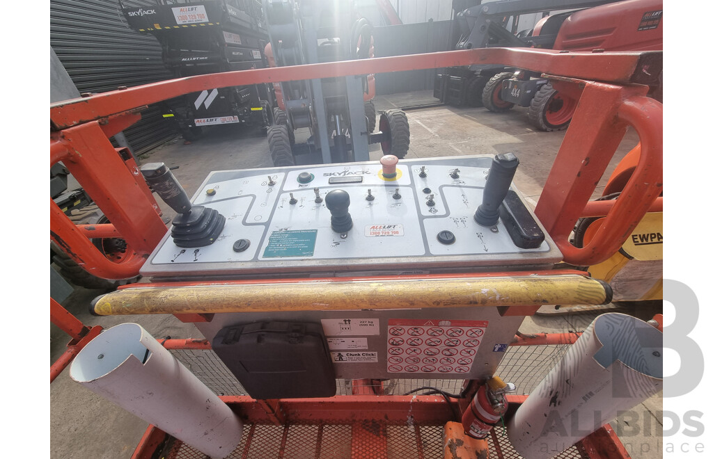 2016, 51ft Skyjack 51AJ, Deutz D2.2L Diesel Engine, Articulating Knuckle Boom Lift-15.55m FSV